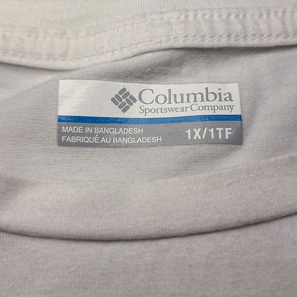 Columbia Omni-Shade Sleeveless Tank Men’s 1X White UPF Sun Protection - Picture 4 of 8